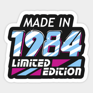 Made in 1984 Limited Edition Sticker